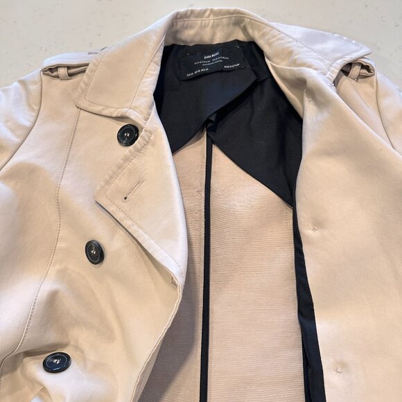 NWOT Zara Trench Coat - Picture 6 of 6